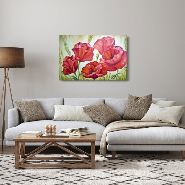 Tablou - Mac - flori (90x60 cm)