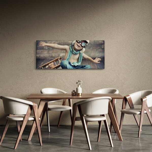 Tablou - Tânăr aviator (120x50 cm)