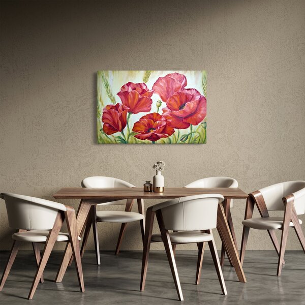Tablou - Mac - flori (90x60 cm)