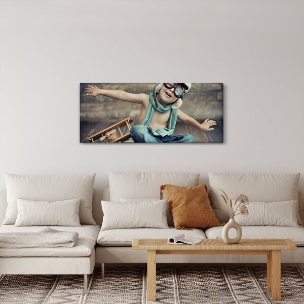 Tablou - Tânăr aviator (120x50 cm)