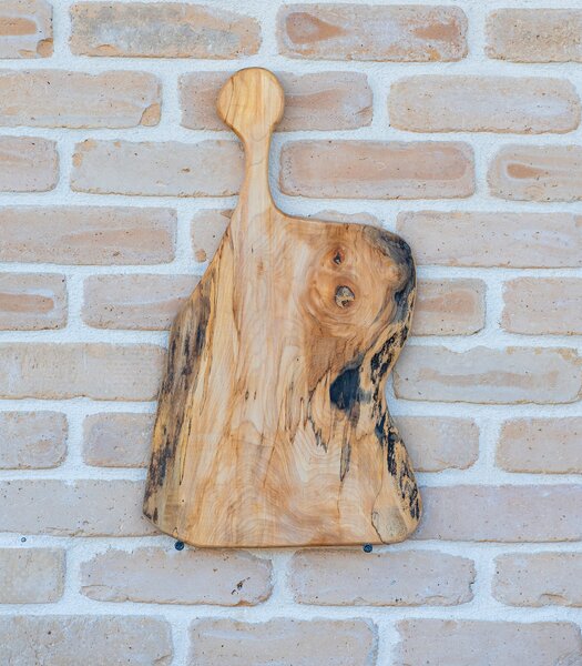 Tocator „Iron Ash” – Frasin masiv cu caracter - 52x30x3 cm
