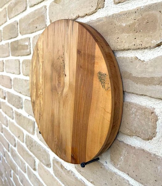 Platou „Stejar Pur 33” – design triplu stratificat - Ø 33 cm