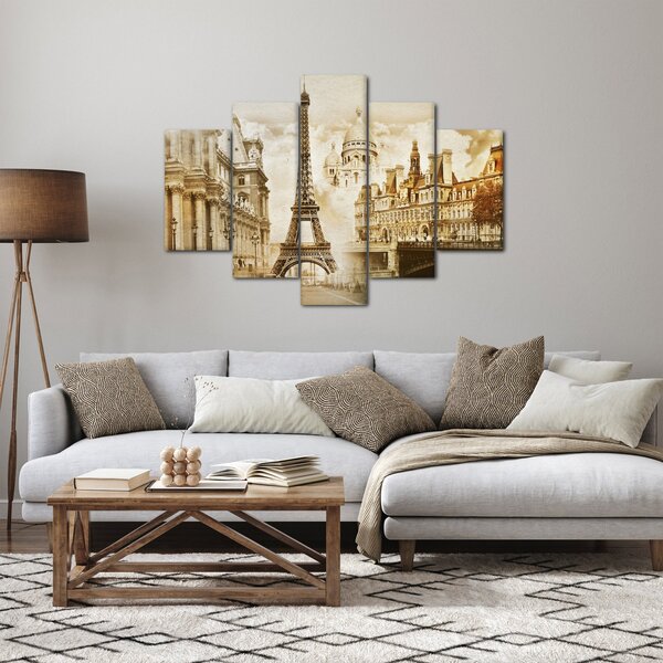 Tablou - Monumente din Paris (150x105 cm)