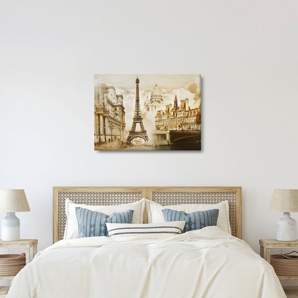 Tablou - Monumente din Paris (70x50 cm)