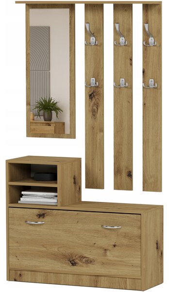 Set mobilier hol Verturia (artizanal) (cu oglindă). Promo -20%. 1151891