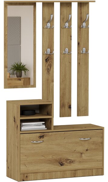 Set mobilier hol Verturia (artizanal) (cu oglindă). Promo -20%. 1151891
