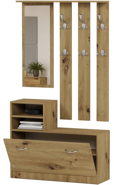 Set mobilier hol Verturia (artizanal) (cu oglindă). Promo -20%. 1151891
