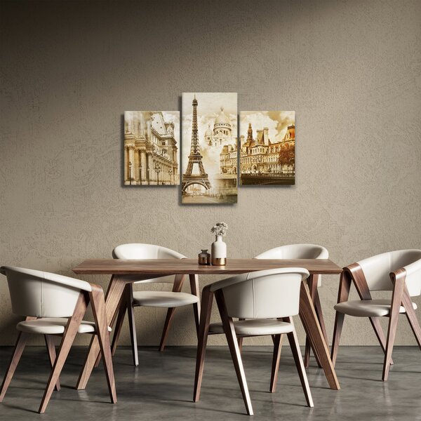 Tablou - Monumente din Paris (90x60 cm)