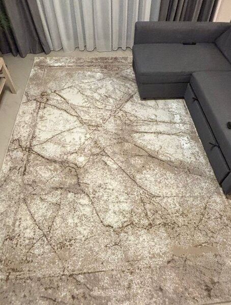 Covor Sufragerie Dormitor, Model Itea 42017 120, Crem Bej 195x300