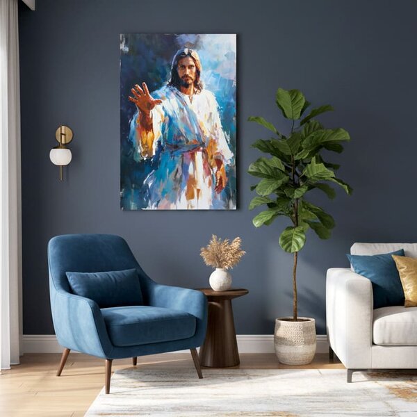 Iisus al luminii | finisată de mâna artistului - 40x60 cm