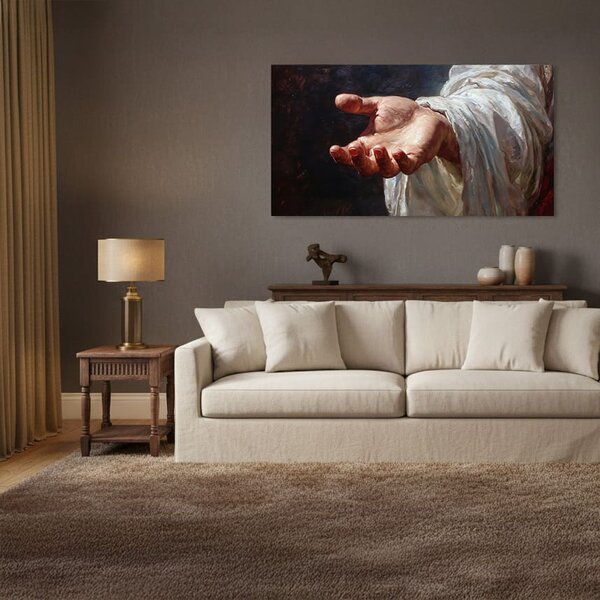 Mâna lui Dumnezeu | finisată de mâna artistului - 40x80 cm