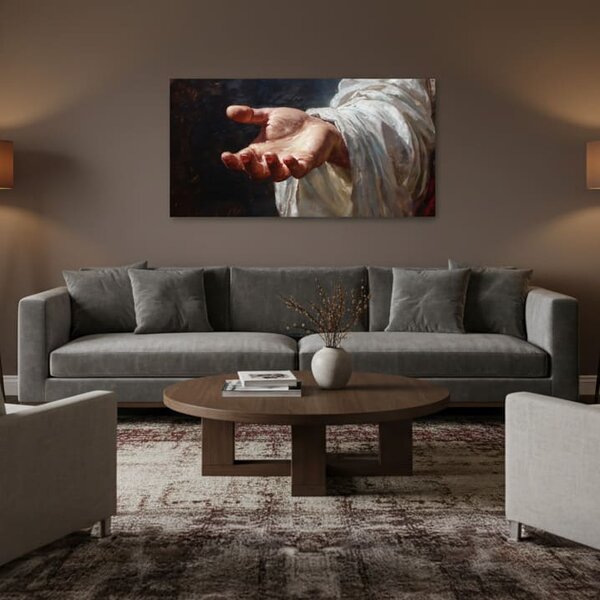 Mâna lui Dumnezeu | finisată de mâna artistului - 40x80 cm