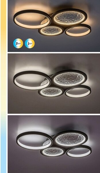 Plafonieră LED dimabilă Rabalux 71379 ARANIS LED/40W/230V 3000-6500K + telecomandă
