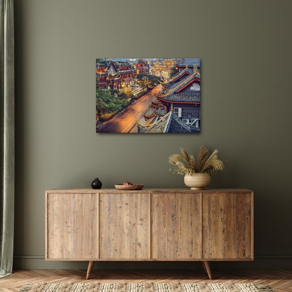 Tablou - Qintai Road, Chengdu, China (70x50 cm)
