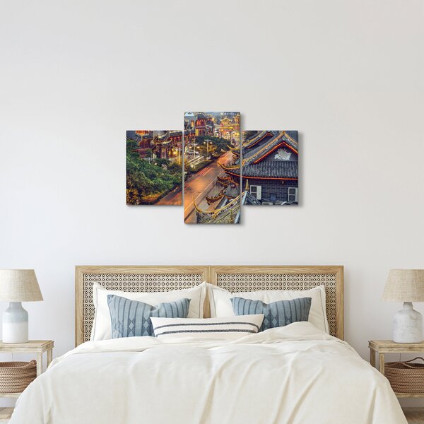 Tablou - Qintai Road, Chengdu, China (90x60 cm)