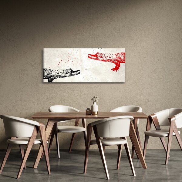 Tablou - Crocodili (120x50 cm)
