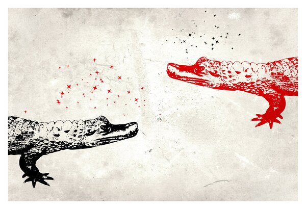Tablou - Crocodili (90x60 cm)