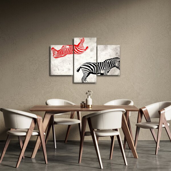 Tablou - Zebre (90x60 cm)