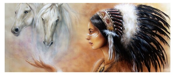 Tablou - Farmecele indienilor (120x50 cm)