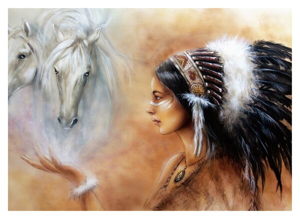Tablou - Farmecele indienilor (70x50 cm)
