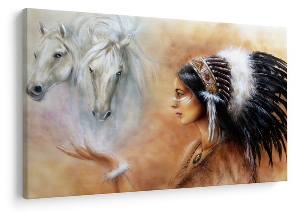 Tablou - Farmecele indienilor (90x60 cm)
