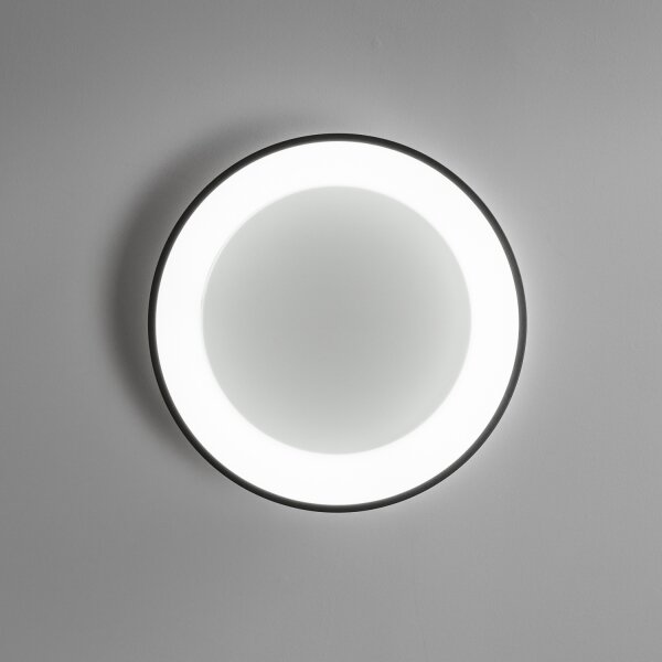 Brilagi - Lampă de tavan LED dimmabilă 40W/230V 3000-6500K neagră + telecomandă