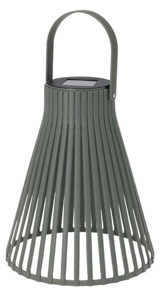 Lampă solară decorativă, cu LED, cu agățătoare, 24 cm, culoare kaki