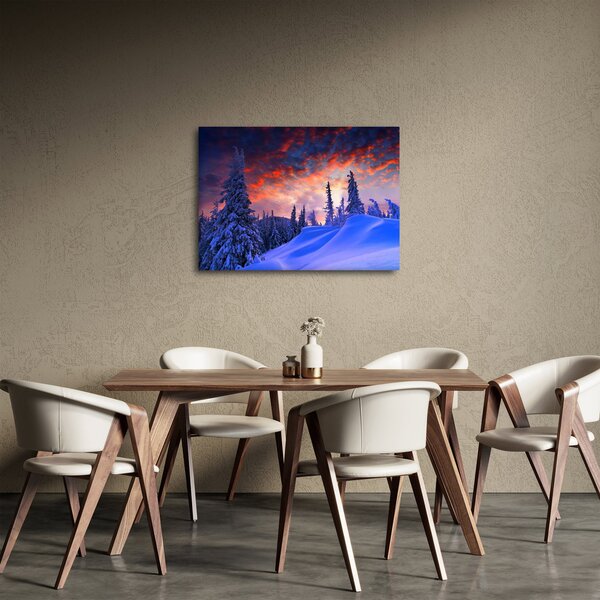 Tablou - Amurg dev iarnă (70x50 cm)