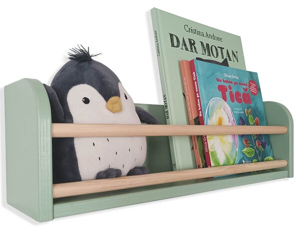 Set 2 rafturi perete + Cuier Montessori NEST SET