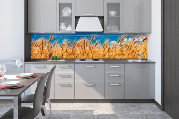 Fototapet pentru bucătărie - câmp de grâu 260 x 60 cm