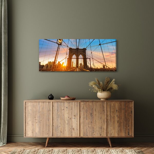Tablou - Podul Brooklyn, Manhattan, New York (120x50 cm)
