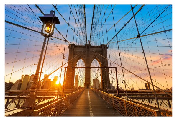 Tablou - Podul Brooklyn, Manhattan, New York (90x60 cm)
