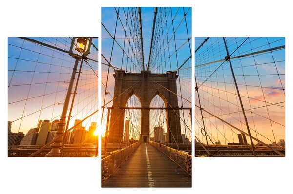 Tablou - Podul Brooklyn, Manhattan, New York (90x60 cm)