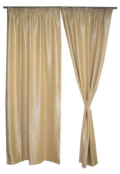 Set draperii Velaria soft grej, 2x140x253 cm