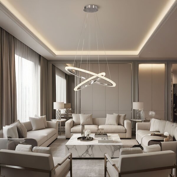Lampa LED LHJ045-CP2 BRUSH NICKLE