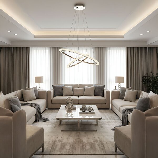 Lampa LED LHJ045-CP2 BRUSH NICKLE