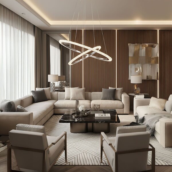 Lampa LED LHJ045-CP2 BRUSH NICKLE