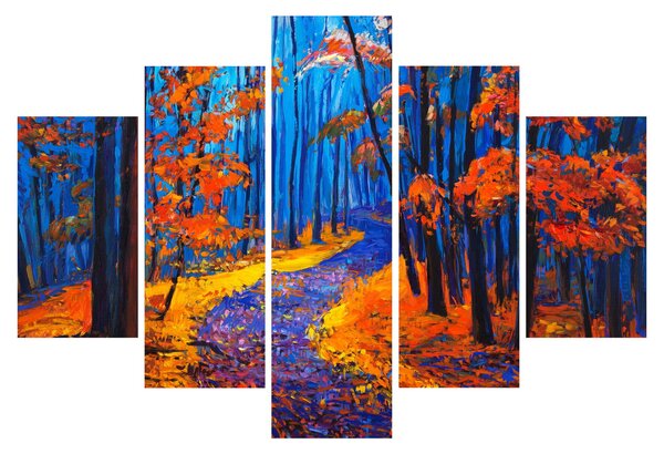 Tablou - Pădurea toamna (150x105 cm)