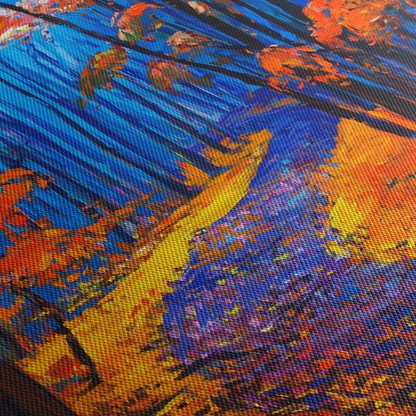 Tablou - Pădurea toamna (90x60 cm)