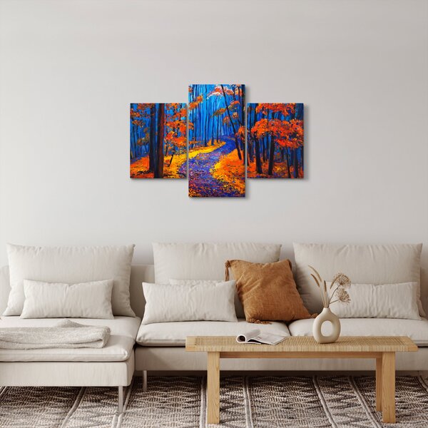 Tablou - Pădurea toamna (90x60 cm)