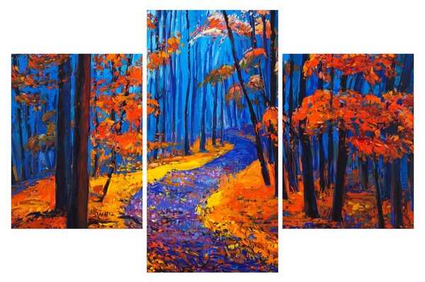 Tablou - Pădurea toamna (90x60 cm)
