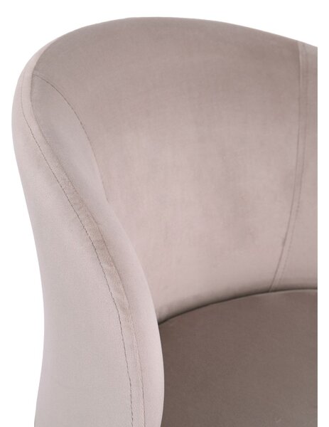 Scaun de bar Ganta Gold gri deschis