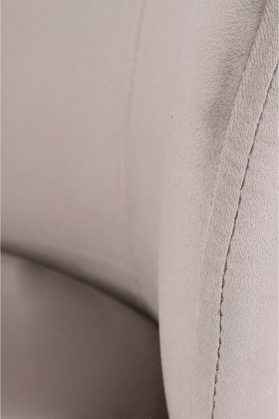 Scaun de bar Ganta Gold gri deschis