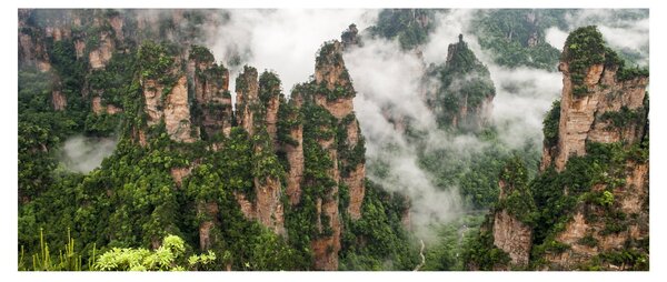 Tablou - Parcul Național Zhangjiajie, China (120x50 cm)