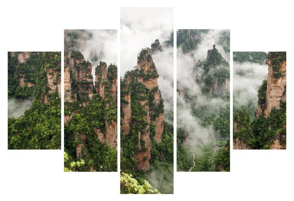 Tablou - Parcul Național Zhangjiajie, China (150x105 cm)