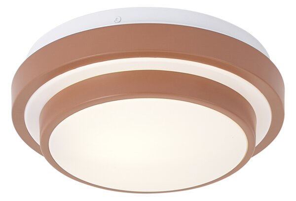 Plafonieră Sienna modernă cu alb 25cm IP44 - Walden