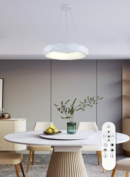 Lustră LED pe cablu dimabilă LED/45W/230V albă Top Light + telecomandă
