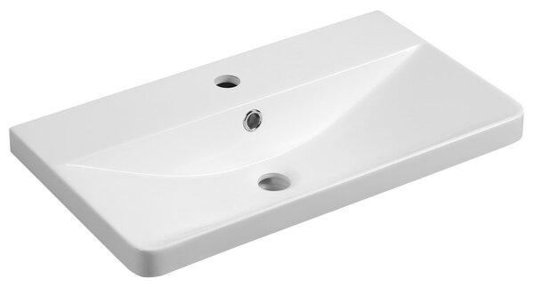Aqualine Lavoar de mobilier Aqualine, SEN, marmură turnată, 61x35cm, alb, SN610