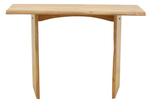 Consolă Mende, Lemn Masiv Acacia, Natural, 110x50x76 cm