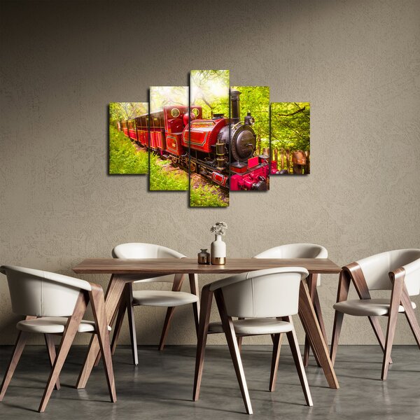 Tablou - Tren cu aburi (150x105 cm)